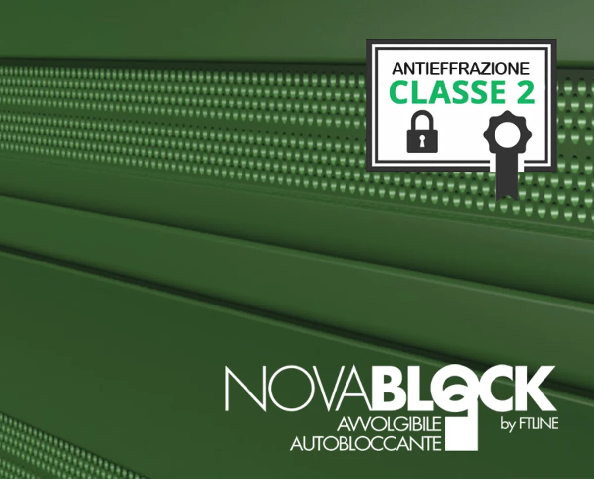 Avvolgibile in alluminio antieffrazione Classe 2